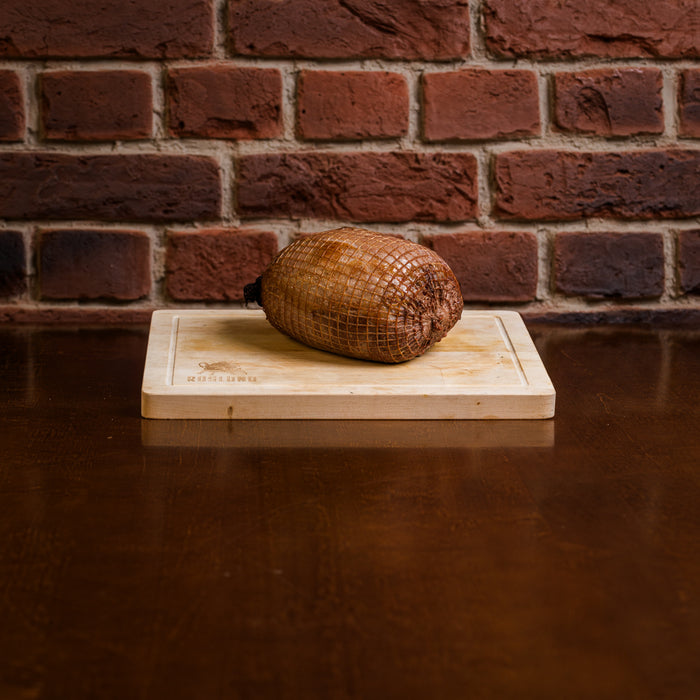 Savustettu lampaanpaisti luuton